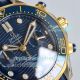 TVS Factory Swiss Clone Omega Cal.9900 Seamaster 300m Two-tone Blue Rubber Strap Watch (3)_th.jpg